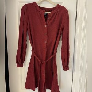 Flannel Gap Dress- XS